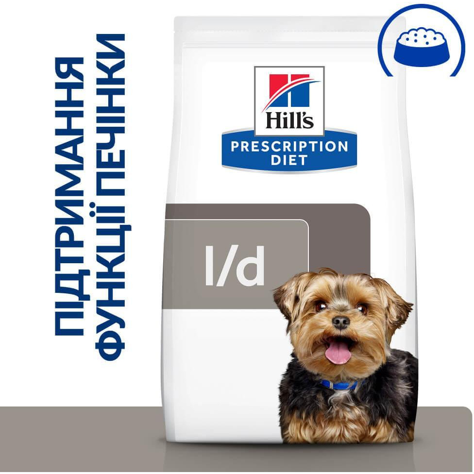 Hill's Prescription Diet Canine L/D Liver Care 1,5 кг (605842) - зображення 1