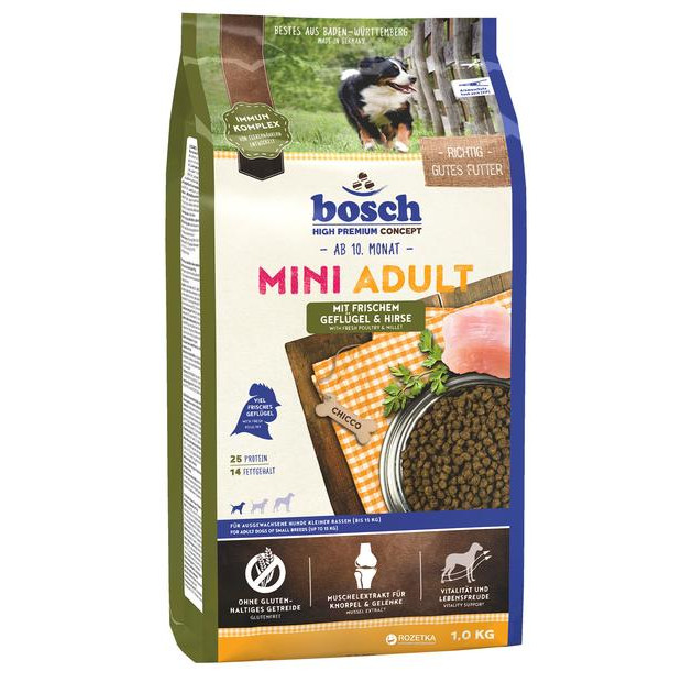 Bosch Adult Mini Poultry & Millet 1 кг - зображення 1