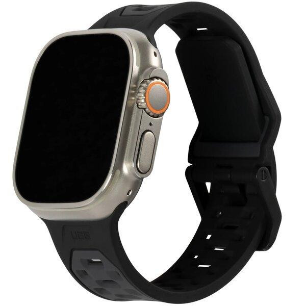 URBAN ARMOR GEAR Ремінець  for Apple Watch Ultra 49/45/44/42mm - Civilian Silicone New Graphite/Black (194002114032) - зображення 1