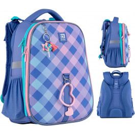   Kite Рюкзак шкільний каркасний  Education Purple Chequer 16 л фіолетовий K24-531M-2