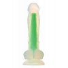 Dream toys RADIANT SOFT SILICONE GLOW IN THE DARK DILDO SMALL GREEN	(DT22046) - зображення 2