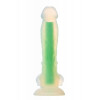 Dream toys RADIANT SOFT SILICONE GLOW IN THE DARK DILDO SMALL GREEN	(DT22046) - зображення 5