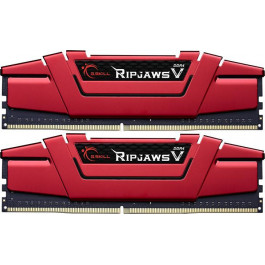   G.Skill 8 GB (2x4GB) DDR4 2400 MHz Ripjaws V Blazing Red (F4-2400C17D-8GVR)