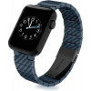 COTEetCI W76 Carbon Fiber Pattern Strap Blue (22008-BL) для Apple Watch 42/44/45/49mm - зображення 1