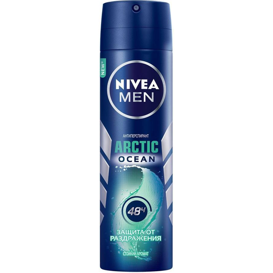 Nivea Дезодорант-антиперспирант  Men Arctic Ocean защита от запаха и раздражения 150 мл (4005900669032) - зображення 1