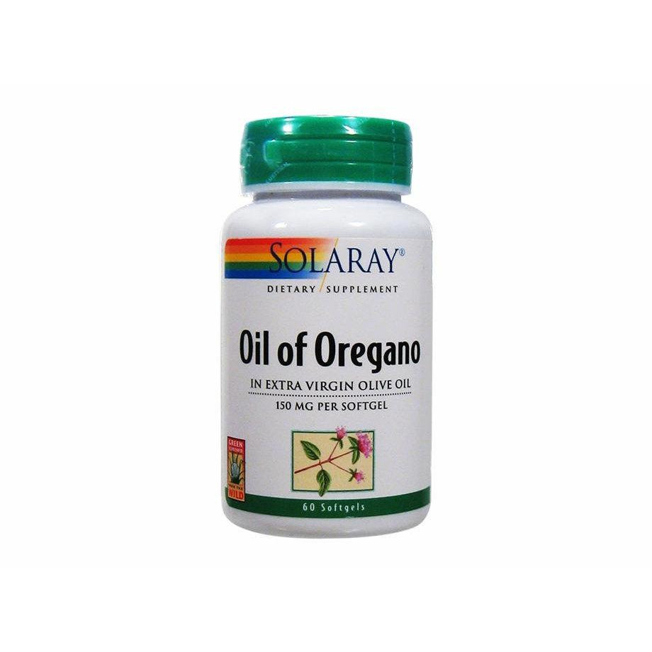 Solaray Oil of Oregano 150 mg 60 Softgels Масло орегано (SOR-08252) - зображення 1