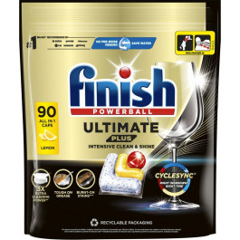   Finish Капсули для миття посуду в посудомийних машинах  Ultimate Plus All in 1 90 шт (5908252011025)