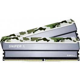   G.Skill 32 GB (2x16GB) DDR4 3200 MHz Sniper X (F4-3200C16D-32GSXKB)