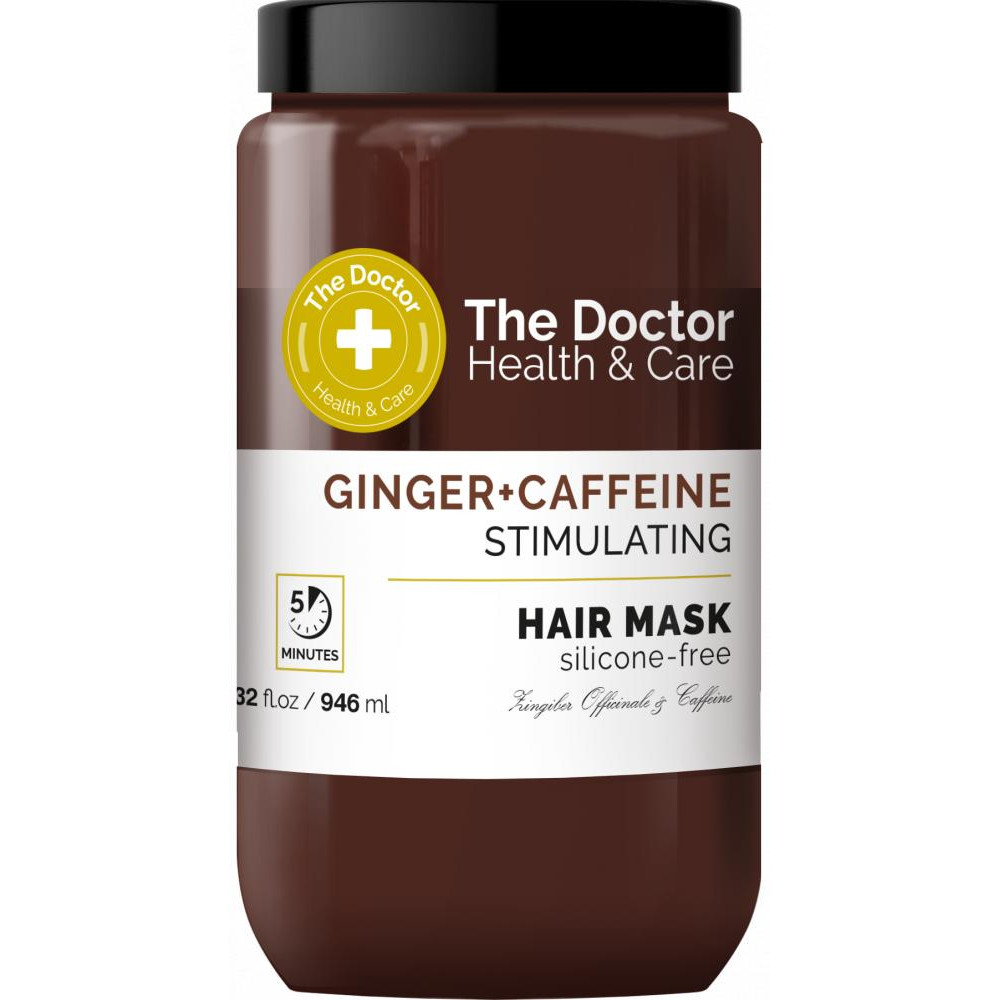 The Doctor Health & Care Маска для волосся  Health&Care Ginger + Caffeine Stimulating Hair Mask, 946 мл - зображення 1