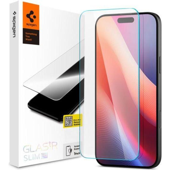 Spigen Screen Protector GLAS.tR SLIM для iPhone 16 Pro Max (AGL07916) - зображення 1