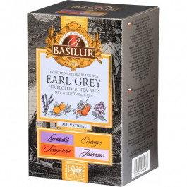   Basilur Набір чаю чорного  Earl Grey Assorted, 20 пакетиків (896893) (4792252944961)