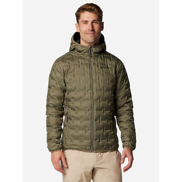 Columbia Пуховик короткий чоловічий  Omni-Heat Delta Ridge II Down Hooded Jacket 2086221-397 L Зелений (09900 - зображення 1