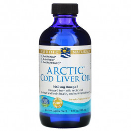   Nordic Naturals Омега 3 Nordic Naturals Arctic Cod Liver Oil 1060 mg Omega-3 237 мл