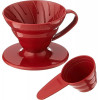 HARIO V60 01 пластиковый 300 мл Red (VD-01R) - зображення 2