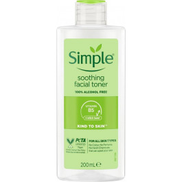 Simple Заспокійливий тонік для обличчя  Soothing Facial Toner 200 мл (5011451103856)