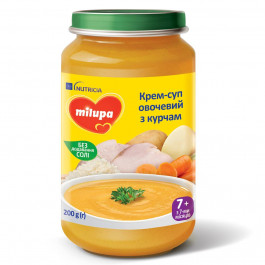   Milupa Крем-суп «Овочевий» з курчам, 200 г