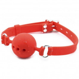   DS Fetish Silicone gag M red (222001098)