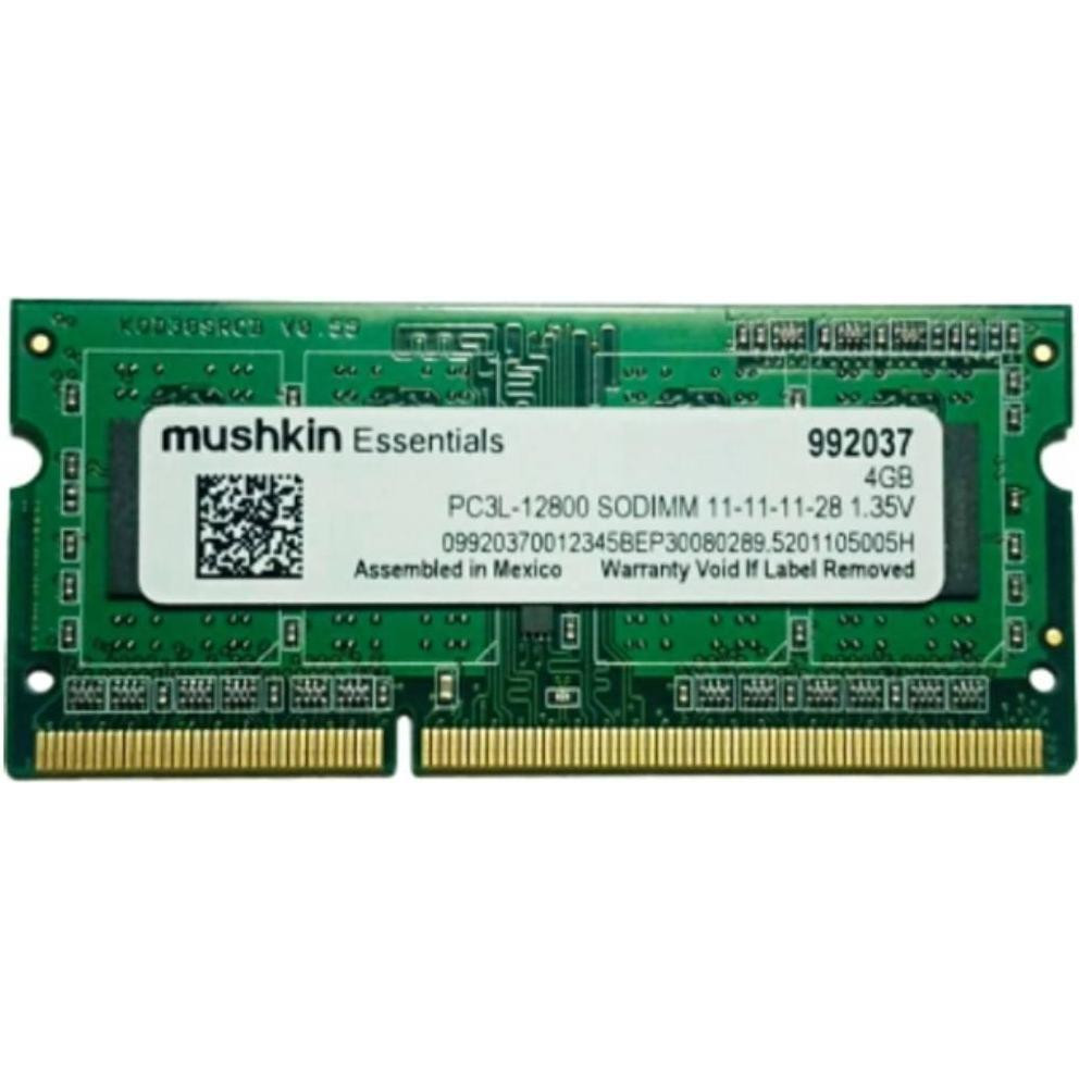 Mushkin 4 GB SO-DIMM DDR3L 1600 MHz Essentials (992037) - зображення 1