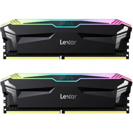   Lexar 32 GB (2x16GB) DDR4 3600 MHz Ares RGB Black (LD4BU016G-R3600GDLA)