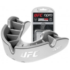   Opro UFC Silver Level Adult Mouthguard Silver/White (102514003)