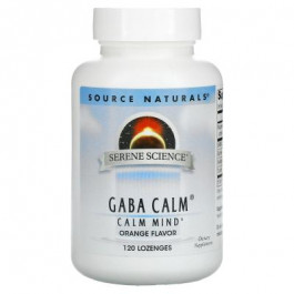   Source Naturals GABA (гама-аміномасляна кислота), Смак Апельсина, Serene Sci (SNS-00269)