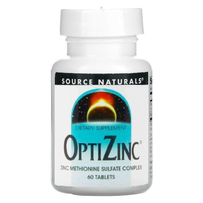 Source Naturals ОптиЦинк, 30 мг, OptiZinc, 60 таблеток (SN0847) - зображення 1