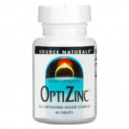   Source Naturals ОптиЦинк, 30 мг, OptiZinc, 60 таблеток (SN0847)