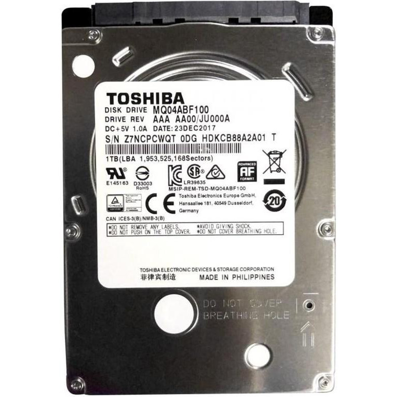 Toshiba MQ04ABxxx 1 TB (MQ04ABF100) - зображення 1