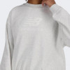 New Balance Молочна жіноча кофта  Crewneck NB Stacked Logo nblWT41503AHH - зображення 4