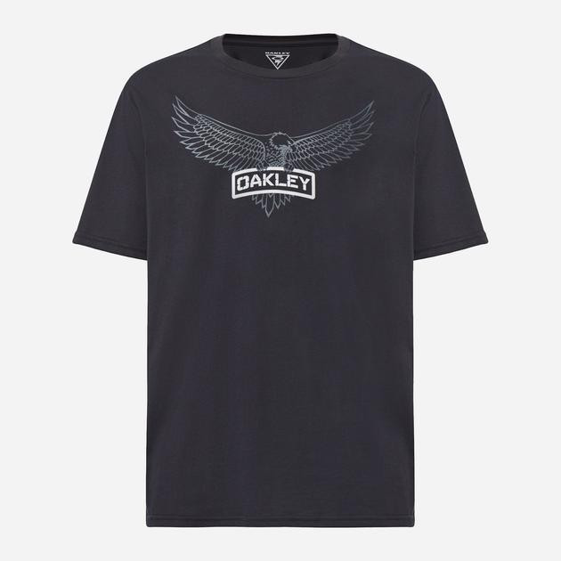 Oakley Футболка довга чоловіча  SI  Eagle Tab Tee FOA402827-02E S Чорна з принтом (193517275051) - зображення 1