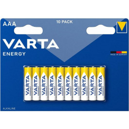   Varta AAA bat Alkaline 10шт Energy (4103229491)