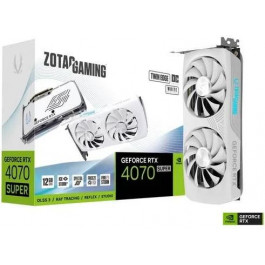   Zotac GAMING GeForce RTX 4070 SUPER TWIN EDGE OC WHITE Edition (ZT-D40720Q-10M)