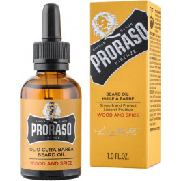   Proraso Масло для бороды  Wood & Spice Beard oil 30 мл (8004395001668)