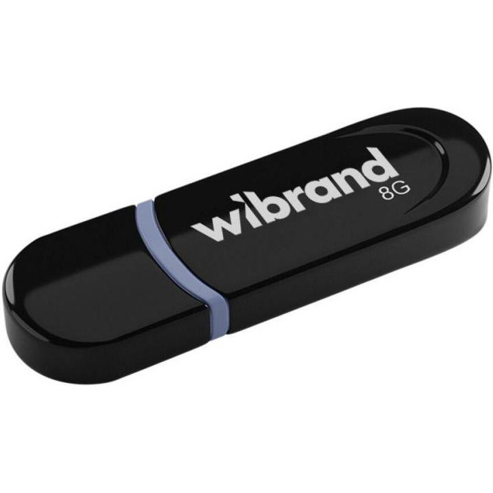 Wibrand 8 GB Panther Black USB 2.0 (WI2.0/PA8P2B) - зображення 1