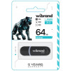 Wibrand 64 GB Panther Black USB 2.0 (WI2.0/PA64P2B) - зображення 2