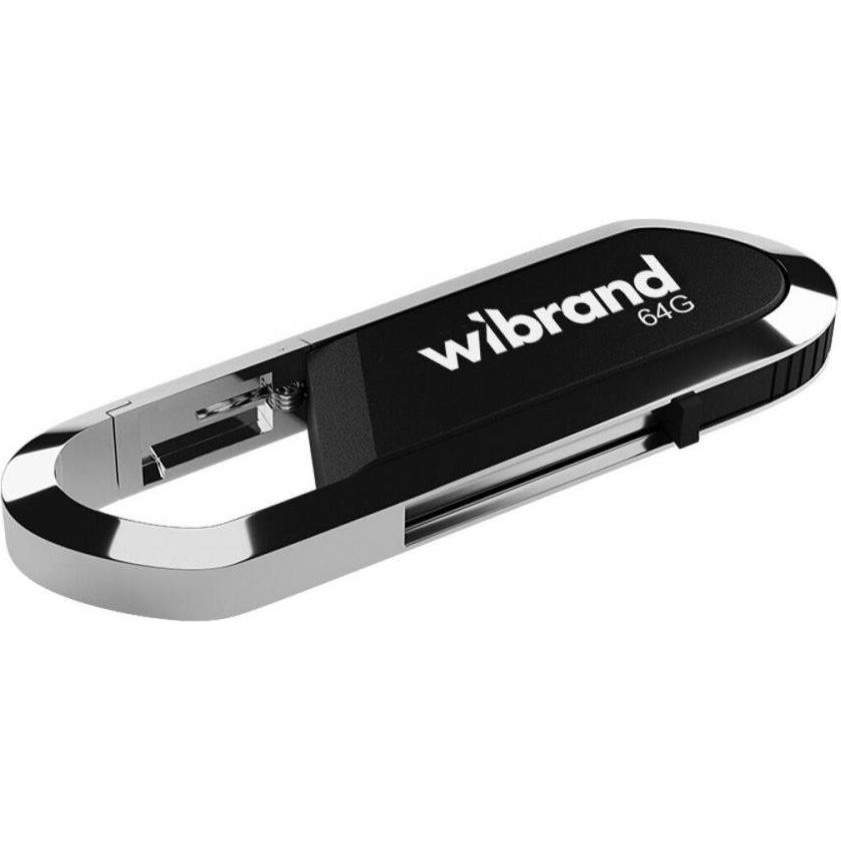 Wibrand 64 GB Aligator Black USB 2.0 (WI2.0/AL64U7B) - зображення 1