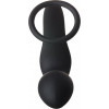 Dream toys FANTASSTIC VIBRATING ANAL PLUG WITH Cockring BLACK (DT22005) - зображення 3