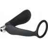 Dream toys FANTASSTIC VIBRATING ANAL PLUG WITH Cockring BLACK (DT22005) - зображення 4