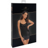 Noir Handmade Сукня  F307 Mirage wetlook mini dress with jewelry rhinestone chain Вlack, M (SX0280) - зображення 8