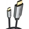 Vention USB Type-C to HDMI v2.0 1.5m Grey (CRBBG) - зображення 3