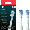 Oclean Brush Head Ultra Clean 2-pack Green (6970810553512) - зображення 1