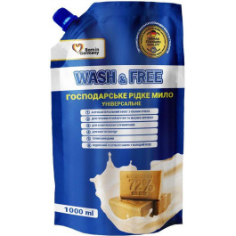   Wash&Free Рідке мило  господарське 1 л 1 шт./уп. (4260637723741)