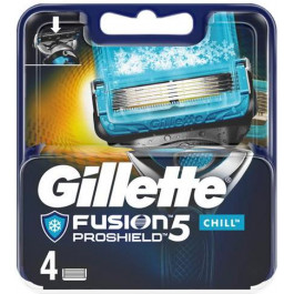   Gillette Змінні касети  Fusion ProShield Chill 4 шт (7702018412518)