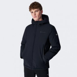   Champion Чорна чоловіча куртка  hooded jacket cha219193-NBK/NBK