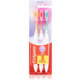   Colgate High Density 3 pack зубна щітка ультра м'яка 3 кс