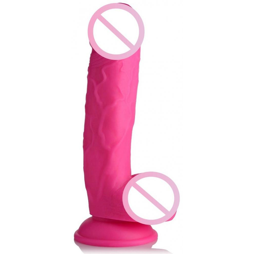 XR Brands Pop Peckers 8.25" Dildo Pink	(XRAG768-Pink) - зображення 1