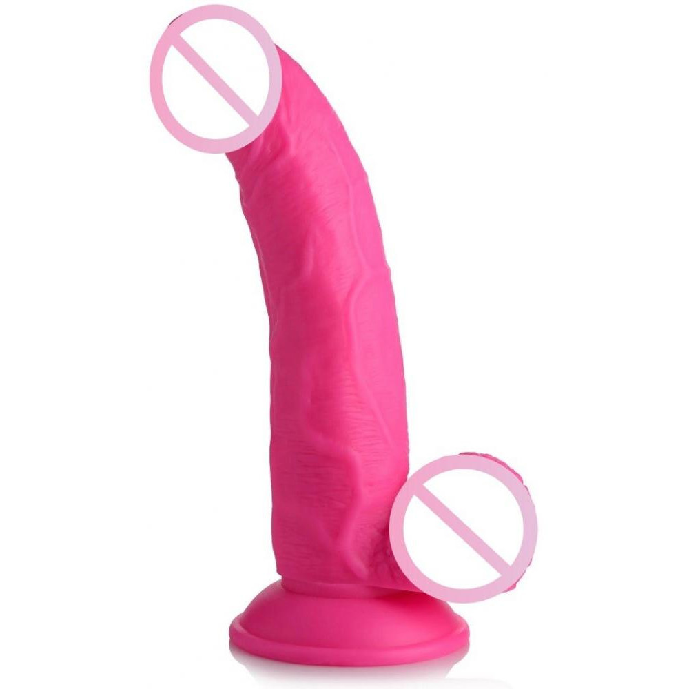 XR Brands Pop Peckers 7.5" Dildo Pink	XRAG767-Pink - зображення 1