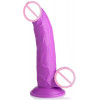 XR Brands Pop Peckers 7.5" Dildo Purple (XRAG767-Purple) - зображення 1