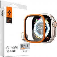   Spigen Захисне скло  Screen Protector Glas.tR Slim Pro Orange для Apple Watch Ultra 49mm (AGL06162)