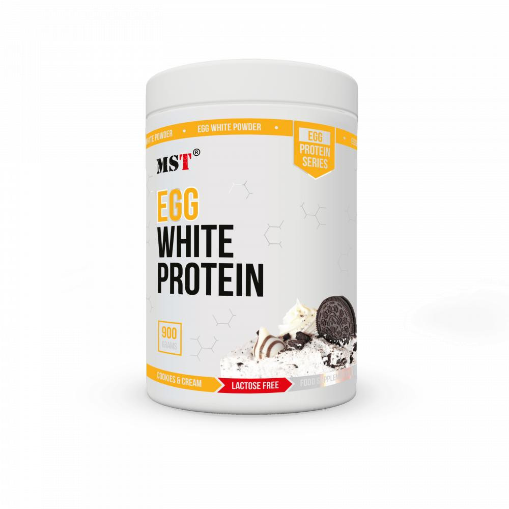 MST Nutrition EGG White Protein 900 g /36 servings/ Cookies and Cream - зображення 1